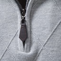 AIOPESON Men Cotton Half Zip Mock Neck Pullover Argyle Knitwear Ribbed Cuffs Slim Fit Smart Casual Business Fall Winter Sweater
