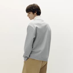 Semir Men Sweatshirt Faux Two Piece Hem Crew Neck Pullover Soft Cotton Feel Casual Style Autumn Knit Top Daily Wear 2026