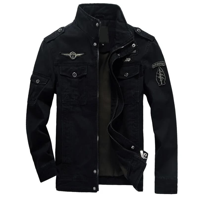6XL Men Jacket Jeans Military Army soldier Outerwear Cotton Male Brand Clothing 2026 Spring Autumn Mens Bomber jackets