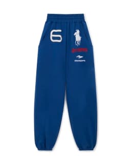 Angel Warhorse Embroidered American Retro Wide-leg Corset Sweatpants Baggy Fit Men Jogger Pants Trousers