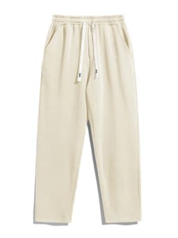 5-Piece Set Paired with Men's Casual Sports Pants, Windproof, Comfortable, Breathable Drawstring Waist Straight Leg Jogging Pants, Suitable for Outdoor Hiking, Tourism, Mountaineering, Gatherings and Other Activities.