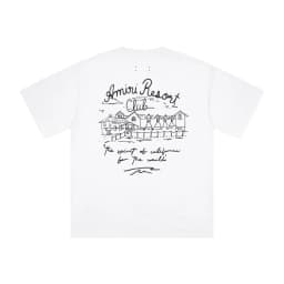 Summer 260g Heavy Cotton Fashion Versatile Short-sleeved T-shirt Men's Fashion Casual Printed Half-sleeved Top