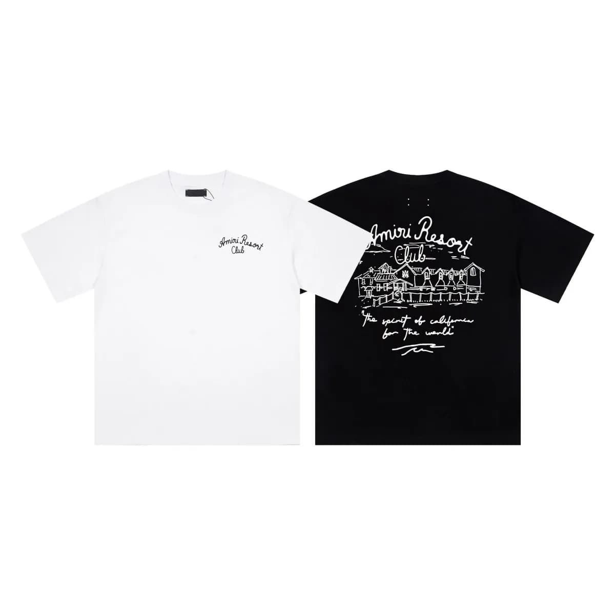 Summer 260g Heavy Cotton Fashion Versatile Short-sleeved T-shirt Men's Fashion Casual Printed Half-sleeved Top