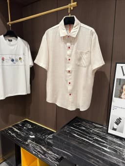 kiton26SS Italian Men's Casual Linen Shirt Casual Pants Set