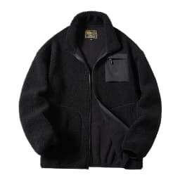 2024 Fashion Fleece Jackets Man Trendy Lamb Wool Coats Outdoor Sports Thick Warm Casual Streetwear Coats Windproof Jacket Male