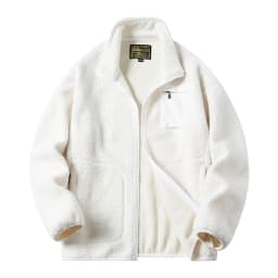 2024 Fashion Fleece Jackets Man Trendy Lamb Wool Coats Outdoor Sports Thick Warm Casual Streetwear Coats Windproof Jacket Male