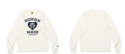 Human Made Heart Wing Sweatshirt Loose Crewneck Unisex Streetwear