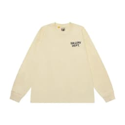 GALLERY DEPT High Street brand cotton loose letter print long-sleeved T-shirt