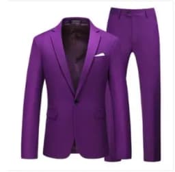 2026 Men's Red Suit 2-Piece Sets, Wedding Party Dress Coat and Pants Asian Size Terno Masculino Black White Blue Costume Homme