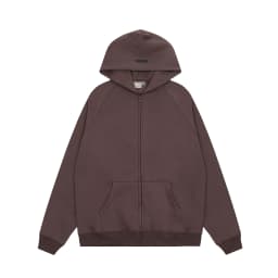 Men's super David coat, luxury hooded cardigan, 3D silicone letter hoodie, high street couple coat and pants set