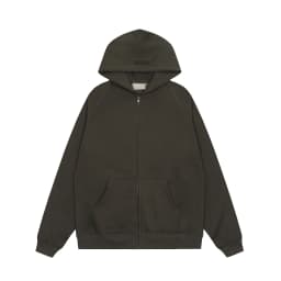 Men's super David coat, luxury hooded cardigan, 3D silicone letter hoodie, high street couple coat and pants set