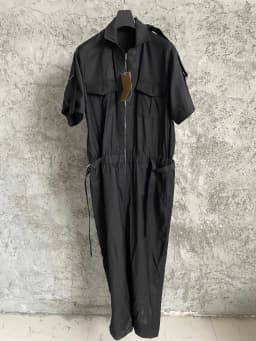 TOP-YAMAMOTO multi-button adjustable wool casual pants