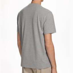 CH Embroidered Solid Color Short Sleeve T Shirt Men Crew Neck Regular Fit Classic Timeless Premium Fabric Casual Daily Tops