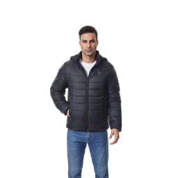 Independent Control of 4 Zones 27 Heating Zones Men's Heated Jacket Outdoor Warmth Hooded Heated Coat USB Electric Heated