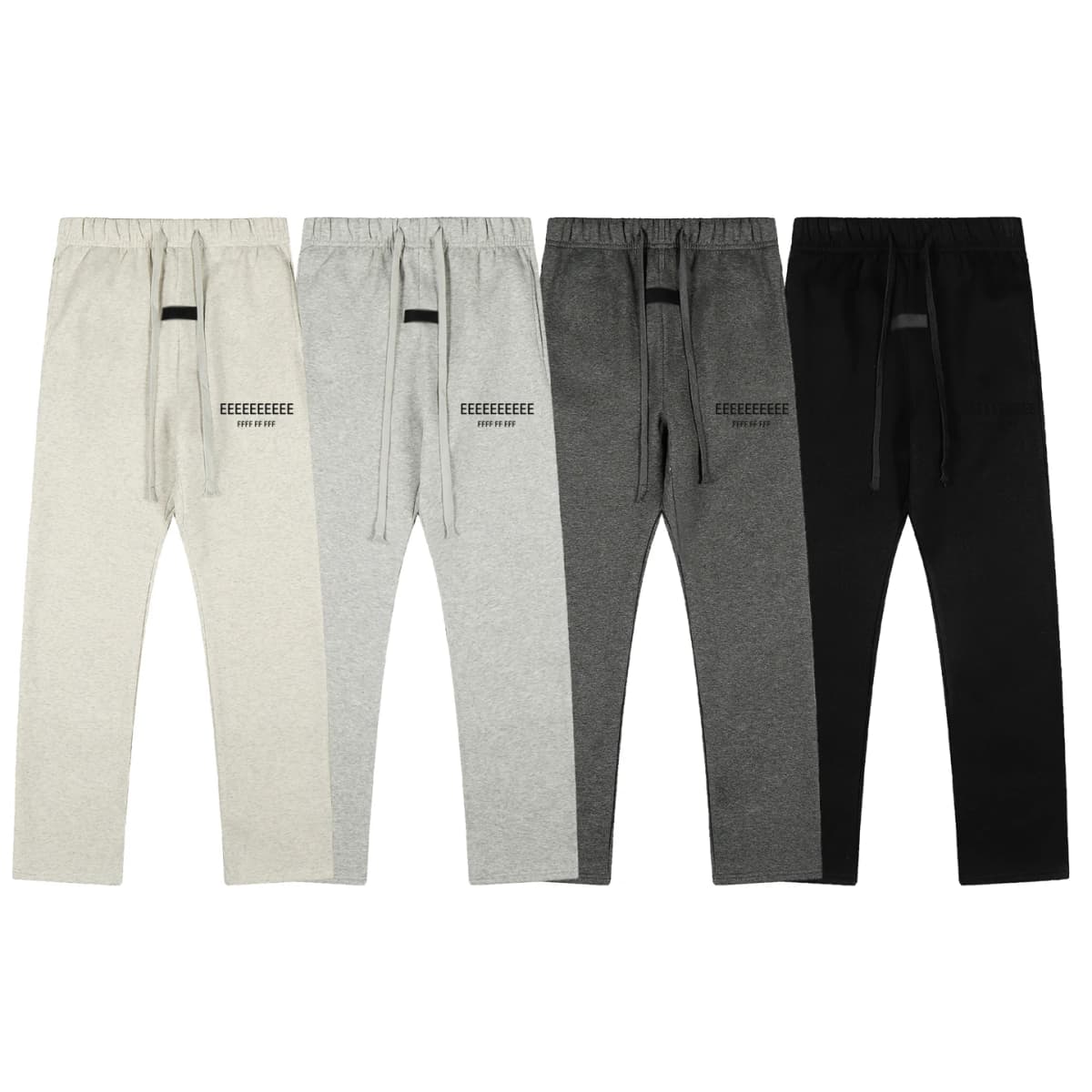 Classic Velvet Letter Print Pants High-Quality Logo Casual Sports Pants Straight-Leg Pants Hoodie Set for Men and Women