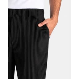 Miyake Pleated Men Trousers Baggy Straight Pants Fashion Casual Pants Japanese Style Miyake Pleated Pants