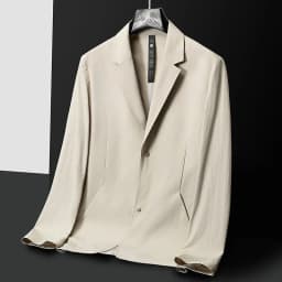 Men's Tech Stretch Casual Blazer Activewear Lightweight Softly Textured Sports Suit Jacket Wrinkle Resistant Travel Outerwear