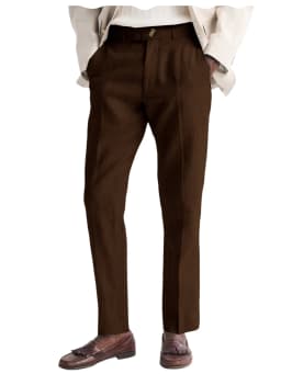 Men's Linen Straight Fit Pants Wrinkle-Resistant Lightweight Breathable Flat-Front Casual Trousers Expandable-Waist For Summer
