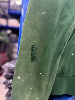 26ss Winter Green Oversize Street Outfit SATOSHI Jacket Washed Retro Distressed Splashed Ink Zipper Hoodie Men Women Loose Hoody