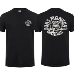 2024 Summer Amazing Male T-Shirt Mens 100%Cotton Tshirts Double Sided Gas Monkeys GarageTops Streetwear Graphiiccs Print Man