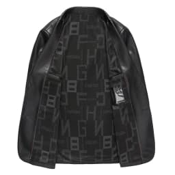 2025 Men's Slim Fit Leather Jacket High-Quality Fashion Trend All-Matching Autumn Winter Blazer for Stylish Men