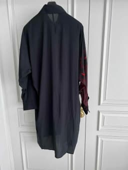 TOP-YAMAMOTO's original design Paris show women's portrait with print and shirt for men