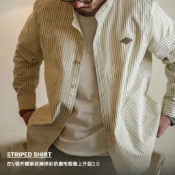Maden Retro Vertical Pinstripes Shirts for Men 100% Cotton Band Collar Long Sleeve Blouses Uncle Fu Loose Baseball Shirt Jacket