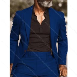 Brown Notch Lapel Men's Suits Formal Tuxedo For Wedding Prom Business Slim Blazer Sets Custom 2-Piece Jacket+Pants Costume Homme