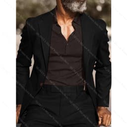 Brown Notch Lapel Men's Suits Formal Tuxedo For Wedding Prom Business Slim Blazer Sets Custom 2-Piece Jacket+Pants Costume Homme