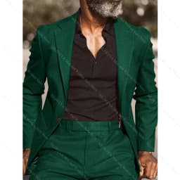 Brown Notch Lapel Men's Suits Formal Tuxedo For Wedding Prom Business Slim Blazer Sets Custom 2-Piece Jacket+Pants Costume Homme