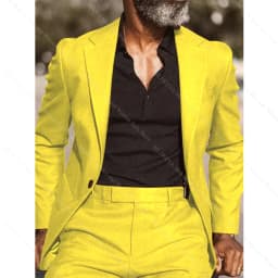 Brown Notch Lapel Men's Suits Formal Tuxedo For Wedding Prom Business Slim Blazer Sets Custom 2-Piece Jacket+Pants Costume Homme
