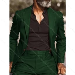 Brown Notch Lapel Men's Suits Formal Tuxedo For Wedding Prom Business Slim Blazer Sets Custom 2-Piece Jacket+Pants Costume Homme