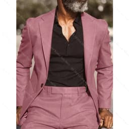 Brown Notch Lapel Men's Suits Formal Tuxedo For Wedding Prom Business Slim Blazer Sets Custom 2-Piece Jacket+Pants Costume Homme