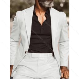 Brown Notch Lapel Men's Suits Formal Tuxedo For Wedding Prom Business Slim Blazer Sets Custom 2-Piece Jacket+Pants Costume Homme