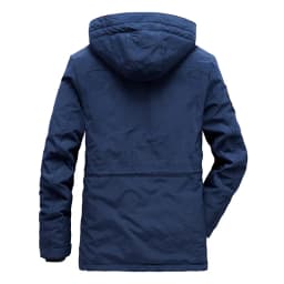 Outdoors Comfort Removable Hat Men Jacket Winter Windproof Keep Warm Casual Parka New Fashion Solid Fleece Thickening Coat Men