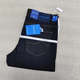 BLSK CPRTI Jeans Thin Cotton Men 2026 Spring Summer new straight breathable comfort pocket embroidery Big size 30-40 Long Pants