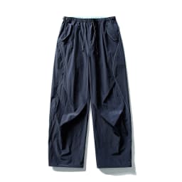Unisex Outdoor Waterproof Cargo Pants - Quick Dry Wide Leg Techwear Trousers | Windbreaker Hiking Sweatpants with Double