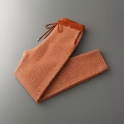 Man 100% Merino Wool Sweater Cardigan Knitted Pants Pencil Trousers Herringbone Color Block Suit Autumn Winter Thick Men's Set