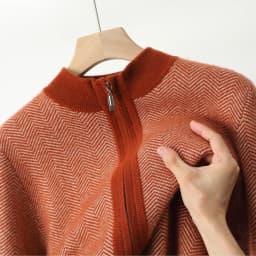 Man 100% Merino Wool Sweater Cardigan Knitted Pants Pencil Trousers Herringbone Color Block Suit Autumn Winter Thick Men's Set
