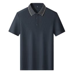 Polo Shirt Men 7xl 8xl 9xl Summer 2025 New High Quality Mens Short-Sleeved Polo Shirt Ice Silk Men's Business Casual Polo Shirt