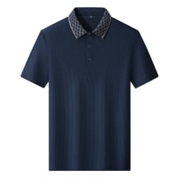 Polo Shirt Men 7xl 8xl 9xl Summer 2025 New High Quality Mens Short-Sleeved Polo Shirt Ice Silk Men's Business Casual Polo Shirt