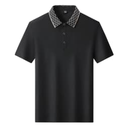 Polo Shirt Men 7xl 8xl 9xl Summer 2025 New High Quality Mens Short-Sleeved Polo Shirt Ice Silk Men's Business Casual Polo Shirt