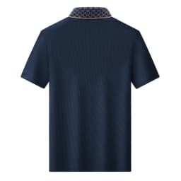 Polo Shirt Men 7xl 8xl 9xl Summer 2025 New High Quality Mens Short-Sleeved Polo Shirt Ice Silk Men's Business Casual Polo Shirt