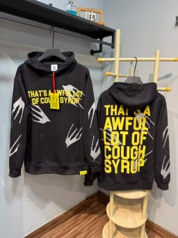 High Street Gun Big Letter Print Terry Hooded Hoodies for Men Streetwear Pullover Loose Casual Sweatshirt Oversized Hoody