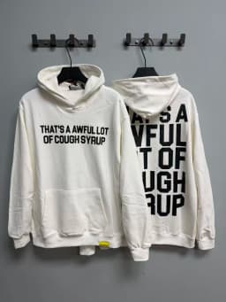 High Street Gun Big Letter Print Terry Hooded Hoodies for Men Streetwear Pullover Loose Casual Sweatshirt Oversized Hoody