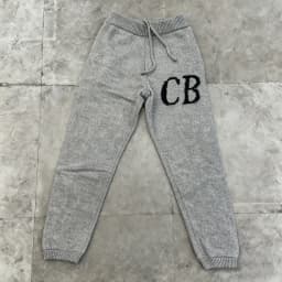 Black White Couple Sweaters High Quality Jacquard CB Knitted Sweatshirts Fashion Oversize Round Neck Pullover Men Women Pants