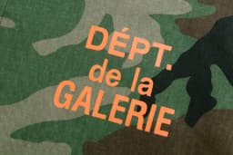 Gallery Dept Autumn New Letter Print Coach Jacket Tooling Camouflage Men's Zip Jacket