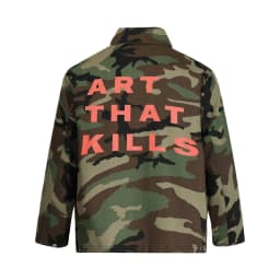 Gallery Dept Autumn New Letter Print Coach Jacket Tooling Camouflage Men's Zip Jacket