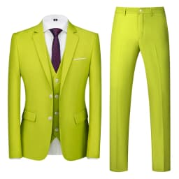 16 Colors ( Jacket + Vest + Pants ) Men's High Quality Formal Business Slim Fit Mens Suit Best Groom Wedding Tuxedos 3 piece Set