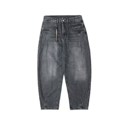 American Vintage High Quality Cargo Jeans Men Clothing Japanese Streetwear Straight Denim Trousers Harajuku Casual Pants Male